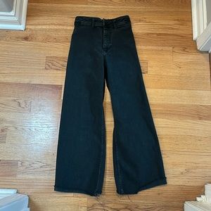 zara marine straight jeans